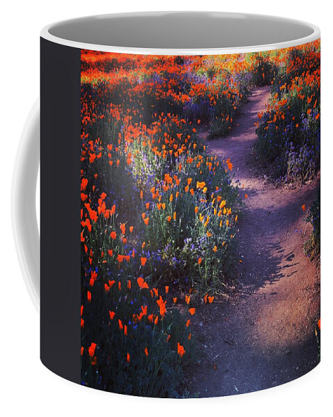 Poppy Coffee Mug featuring the digital art Heaven on Earth Poppies by Kevyn Bashore
