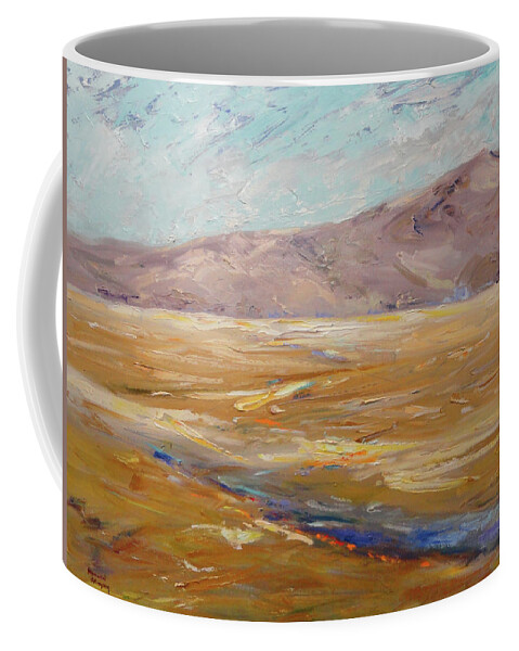 Landscape Coffee Mug featuring the painting Heavenly Diablo by Shannon Grissom