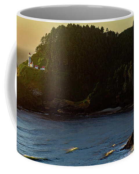 Coastline Coffee Mug featuring the photograph Heceta Head Lighthouse by John Hight