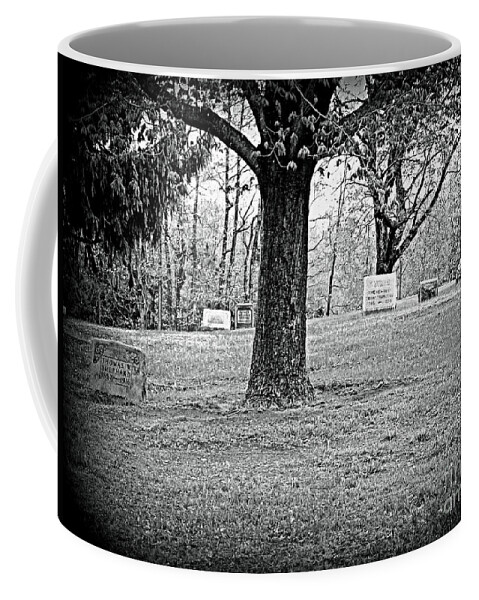 Cemetery Coffee Mug featuring the photograph Hello Darkness My Old Friend by Scott Ward
