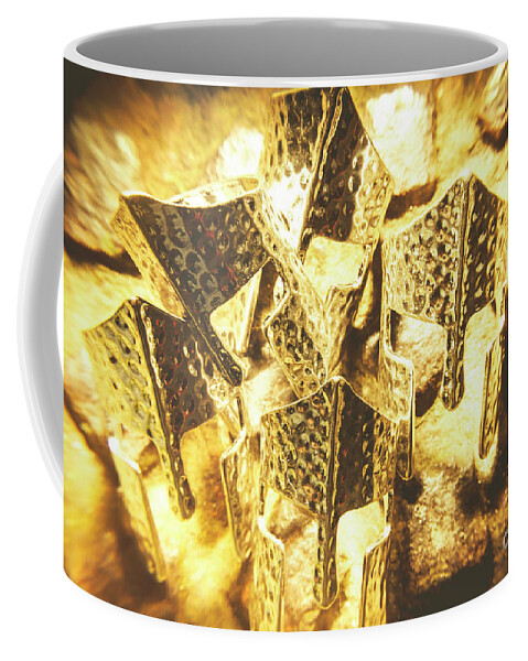 Roman Coffee Mug featuring the photograph Helm of power by Jorgo Photography