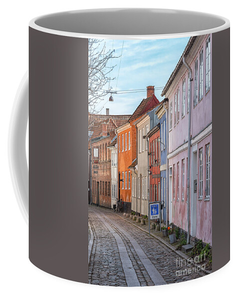 Denmark Coffee Mug featuring the photograph Helsingor Narrow Street by Antony McAulay