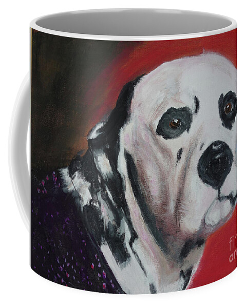 Animal Coffee Mug featuring the painting Henry by Lyric Lucas