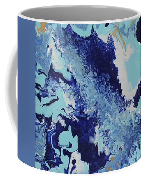 Organic Coffee Mug featuring the painting Hideout by Tamara Nelson