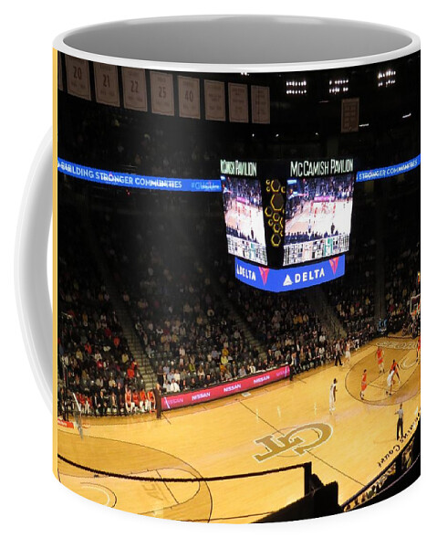Mccamish Polivion Coffee Mug featuring the photograph High atop the Thiller Dome by Aaron Martens