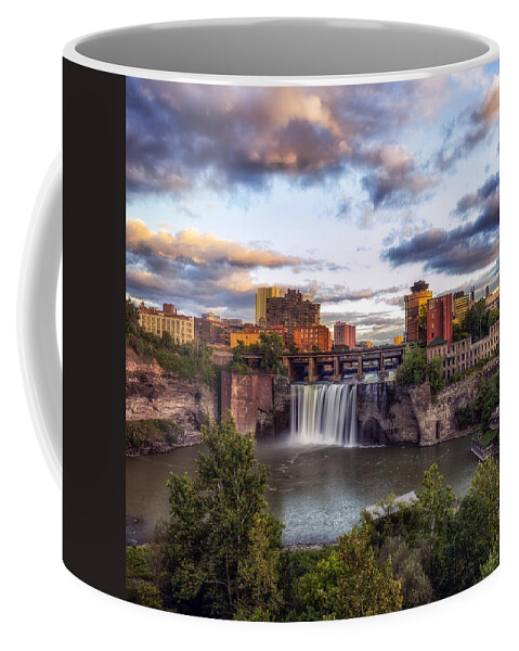  Coffee Mug featuring the photograph High Falls Crop by Mark Papke