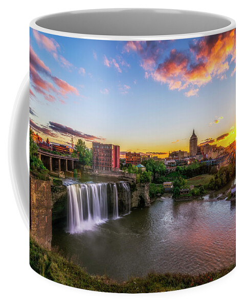 Mark Papke Coffee Mug featuring the photograph High Falls Rochester NY by Mark Papke
