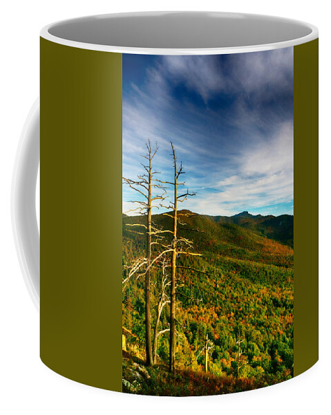 Baxter Coffee Mug featuring the photograph High Peaks by Amanda Jones