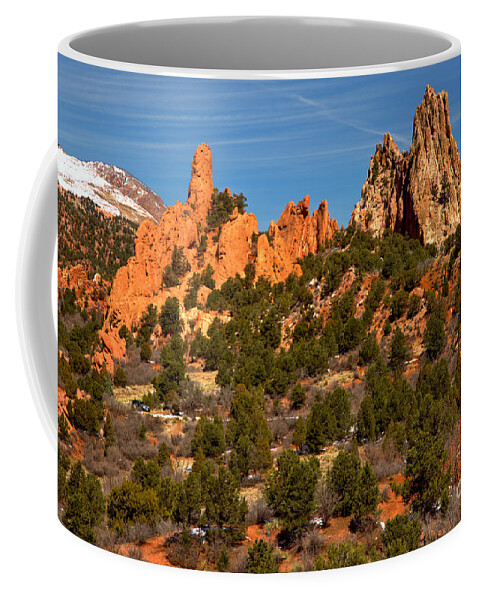  Coffee Mug featuring the photograph High Point Rock Towers by Adam Jewell