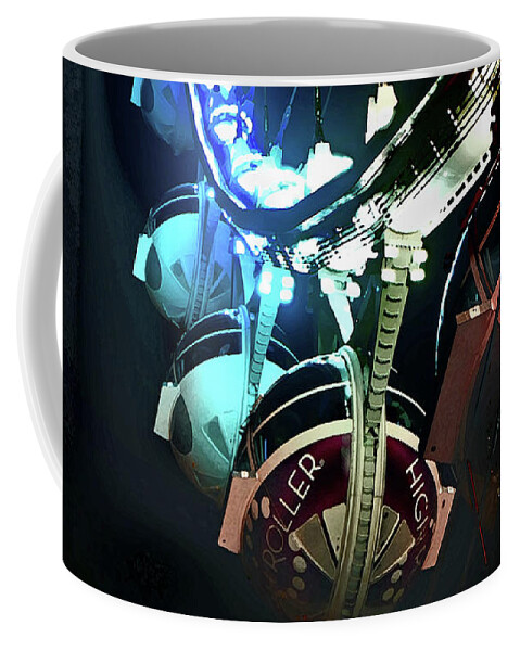  Coffee Mug featuring the digital art High Roller by Darcy Dietrich