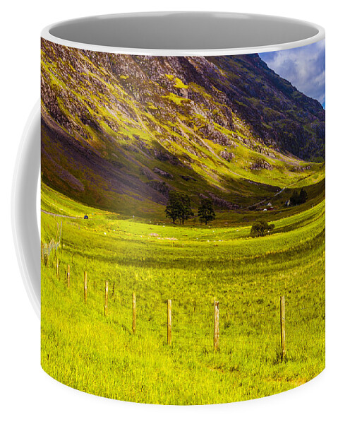Hills Coffee Mug featuring the photograph Highland Way I by Steven Ainsworth