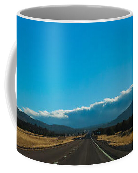 Arizona Coffee Mug featuring the photograph Highway to Flagstaff by Ed Gleichman