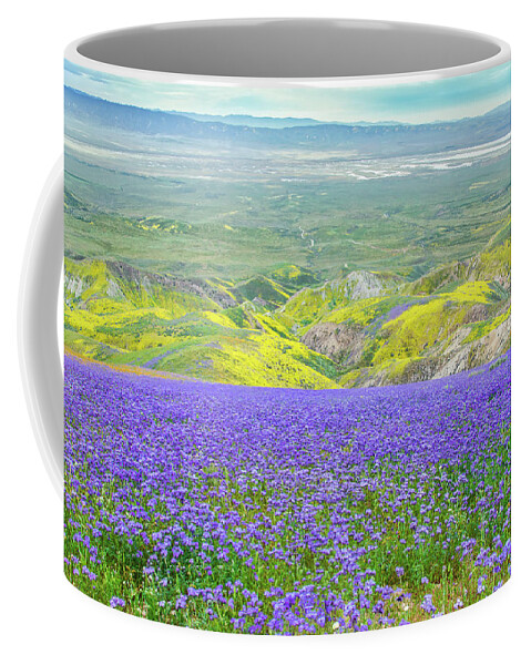 California Coffee Mug featuring the photograph Hike To The Top of Temblor Range by Marc Crumpler