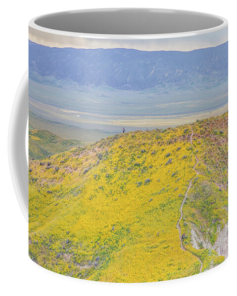 California Coffee Mug featuring the photograph Hiking the Temblor by Marc Crumpler