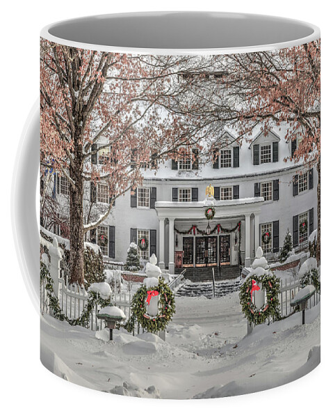 Vermont Coffee Mug featuring the photograph Historic Woodstock Inn by Rod Best