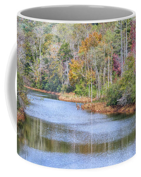 Landscape Coffee Mug featuring the photograph Hiwassee River by John M Bailey