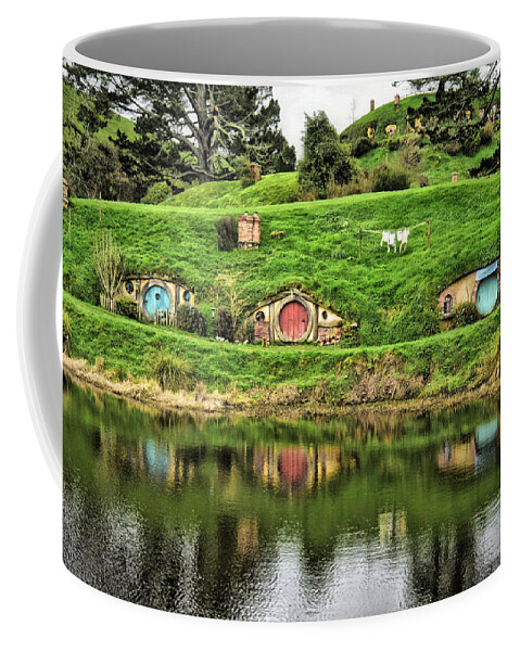 Photograph Coffee Mug featuring the photograph Hobbit by the Lake by Richard Gehlbach