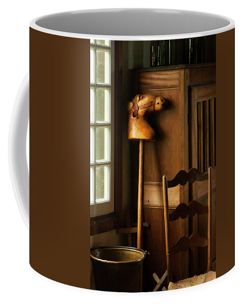 Horse Coffee Mug featuring the photograph Hobby Horse 3926 by Ginger Stein