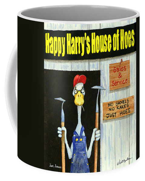Will Bullas Coffee Mug featuring the painting Hoe House... by Will Bullas
