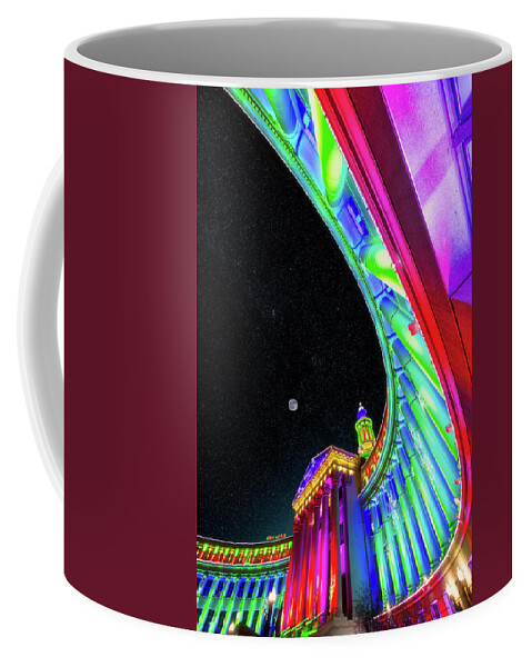 Denver Coffee Mug featuring the photograph Holiday Nights at Denver Civic Center by Darren White