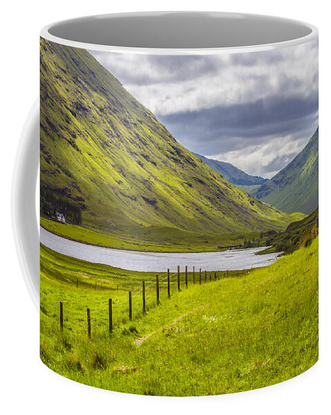 Scottish Coffee Mug featuring the photograph Home In The Mountains by Steven Ainsworth
