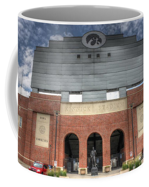 Iowa Coffee Mug featuring the photograph Home of the Iowa Hawkeyes by J Laughlin