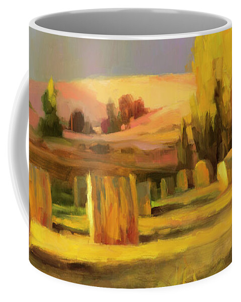 Country Coffee Mug featuring the painting Homeland 3 by Steve Henderson