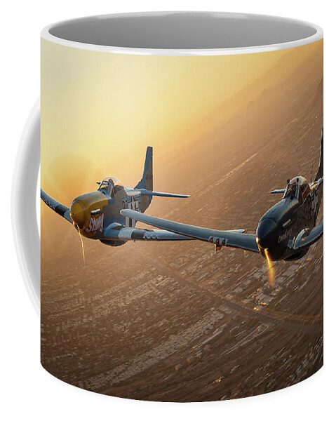 A2a Coffee Mug featuring the photograph Homeland Security by Jay Beckman