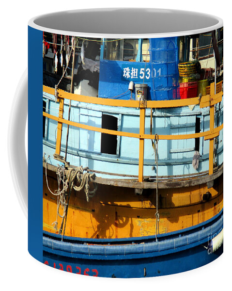 Hong Kong Coffee Mug featuring the photograph Hong Kong Harbor 11 by Randall Weidner