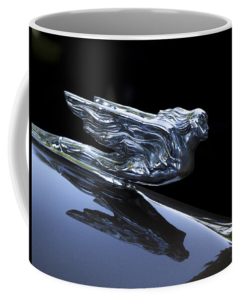 Car Coffee Mug featuring the photograph Flying Goddess by Jean Noren