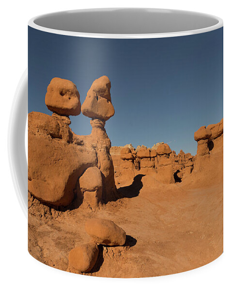 Utah Coffee Mug featuring the photograph Hoodoo Buddies Goblin Valley State Park Utah by Lawrence S Richardson Jr