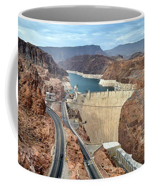Hoover Dam Coffee Mug featuring the photograph Hoover Dam by Maria Jansson