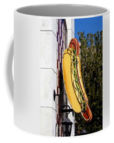 Hot Dogs Coffee Mug featuring the photograph Hot Dogs by Art Block Collections