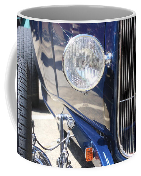 Blue Coffee Mug featuring the photograph Hot Rod by Jeff Floyd CA