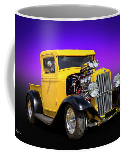 Car Coffee Mug featuring the photograph Hot Rod Pickup by Keith Hawley
