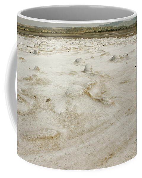Hot Springs Coffee Mug featuring the photograph Chert deposits by Patrick Kain