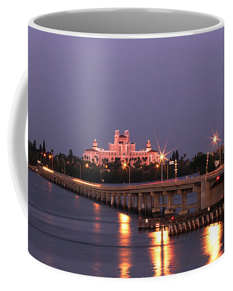 Don Cesar Coffee Mug featuring the photograph Hotel Don Cesar The Pink Palace St Petes Beach Florida by Mal Bray