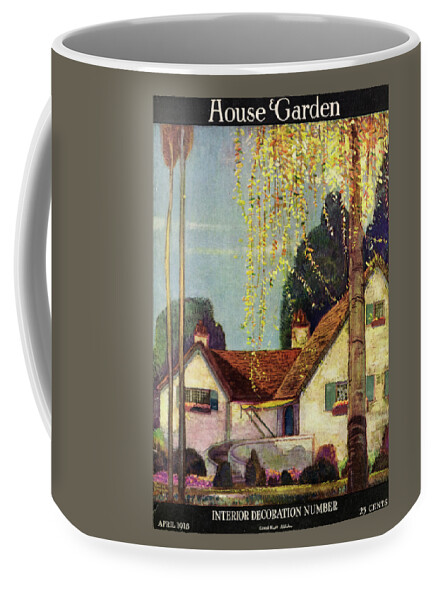 House And Garden Interior Decoration Number Cover Coffee Mug