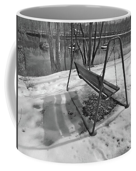 Black And White Landscape Coffee Mug featuring the photograph Housesitting 31 by George Ramos