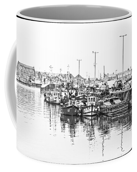 Howth Coffee Mug featuring the photograph Howth Ireland bw by Alex Art