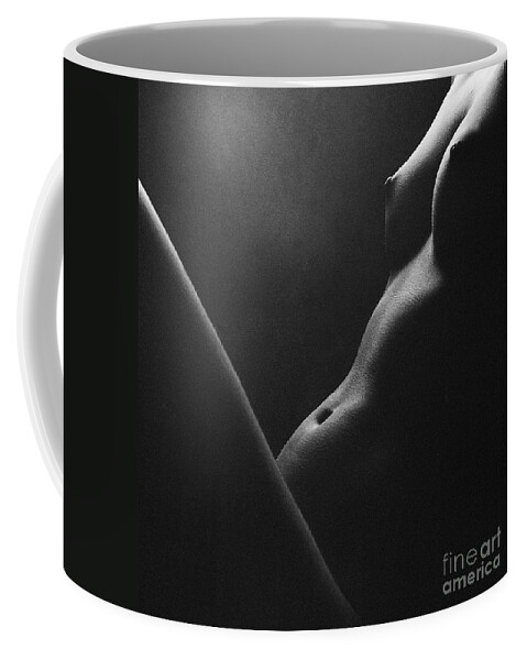 Human Coffee Mug featuring the photograph Human form abstract body part by Anonymous