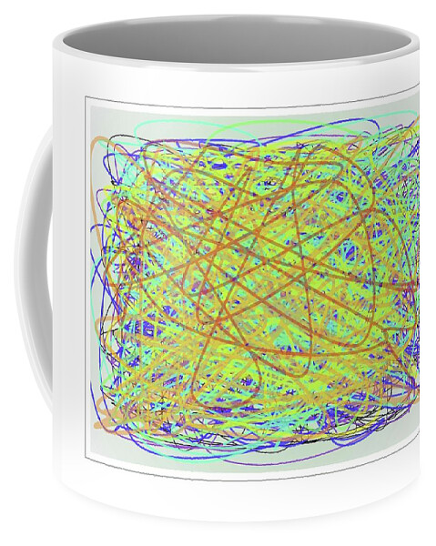 Art Coffee Mug featuring the digital art Human Interactions by Richard Widows