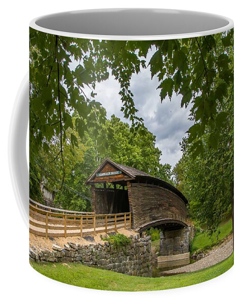 Historic Coffee Mug featuring the photograph Humpback Covered Bridge by Kevin Craft