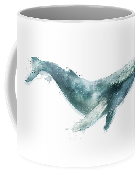 Whale Coffee Mug featuring the painting Humpback Whale by Amy Hamilton