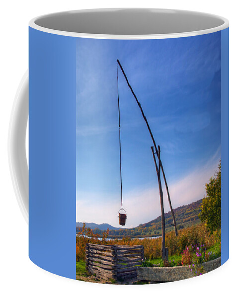 Well Coffee Mug featuring the photograph Hungarian Well by Peter Kennett