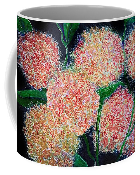 Pink Hydrangea Coffee Mug featuring the photograph Hydrangea Inspiration by Anne Sands