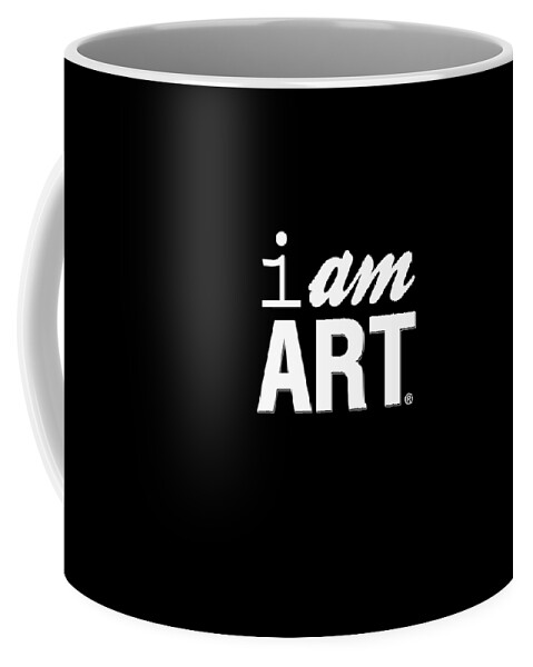 Art Coffee Mug featuring the digital art I AM ART- Shirt by Linda Woods