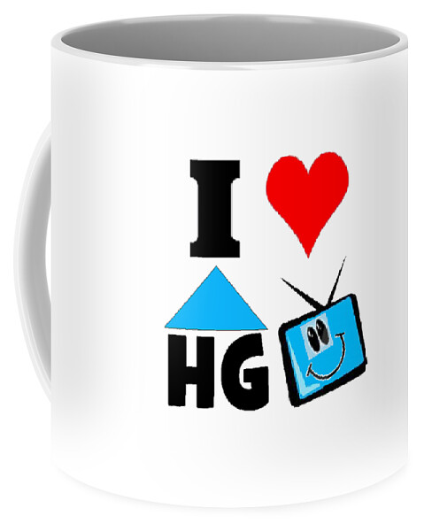 I Love Hgtv Coffee Mug featuring the digital art I love HGTV T-shirt by Kathy Kelly