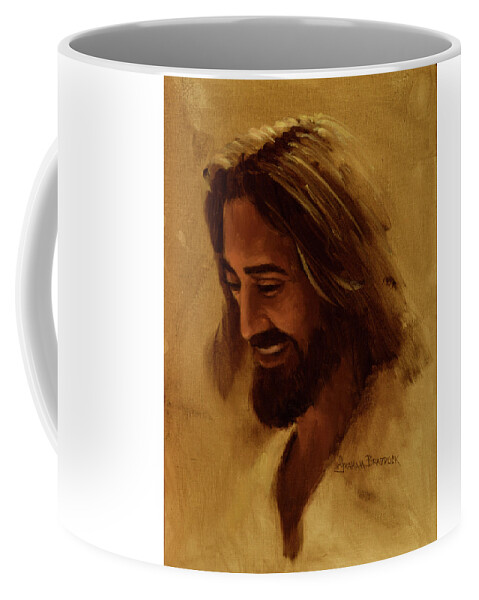 Jesus Christ Coffee Mug featuring the painting I Understand by Graham Braddock