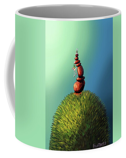 Frogs Coffee Mug featuring the painting I Will Follow You by Mindy Huntress
